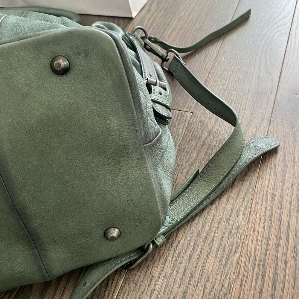 We The Free Secret Sage Green Leather Shoulder Bag - Picture 6 of 9